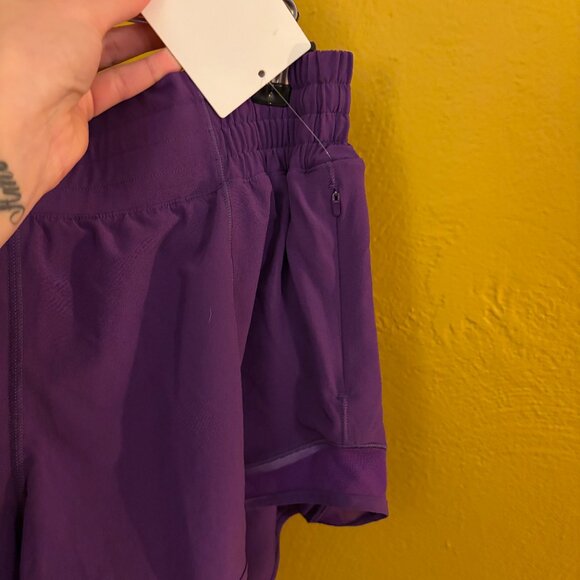 Lululemon Hotty Hot HR Short 2.5” Lined - College Purple - Size 10 - NWT - Picture 5 of 5
